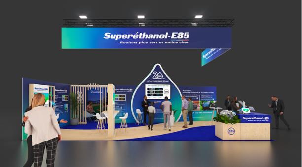 Stand consacré au Superéthanol-E85
